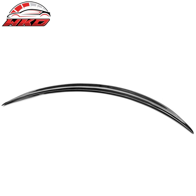 Fits 17-23 Benz W205 C Class C63 Style Carbon Fiber Trunk Spoiler