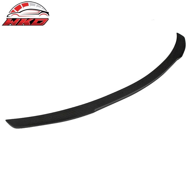 Fits 15-21 Benz W205 C Class Sedan 4Dr FD Style Trunk Spoiler Matte Carbon Fiber