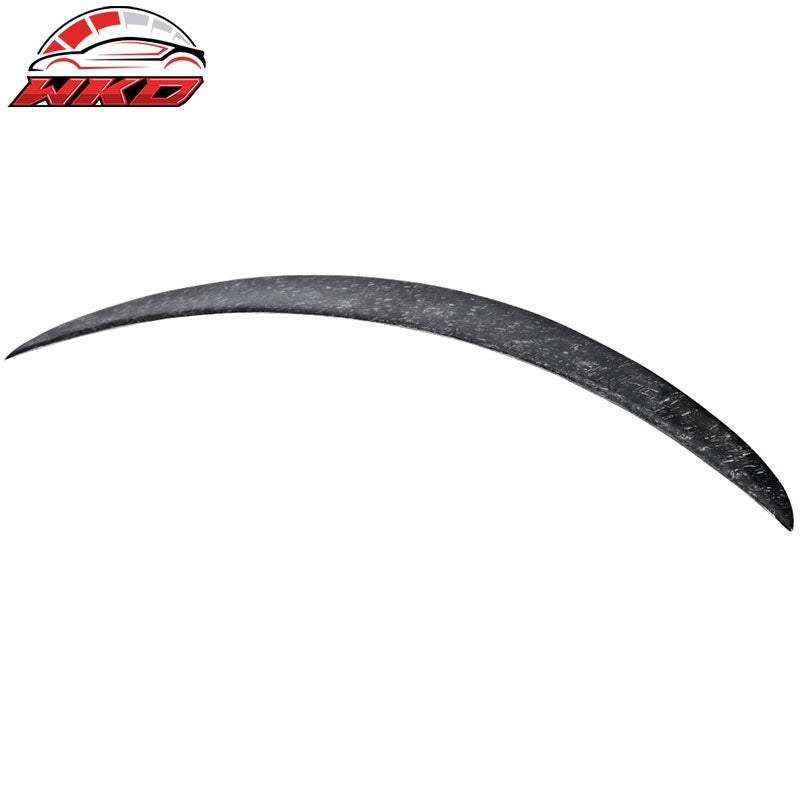Fits 15-21 Benz W205 C Class Sedan AMG Style Forged Carbon Fiber Trunk Spoiler
