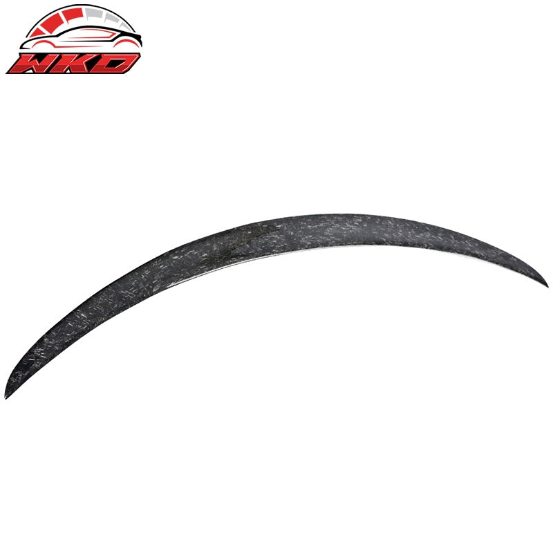 Fits 15-21 Benz W205 C Class Sedan AMG Style Forged Carbon Fiber Trunk Spoiler