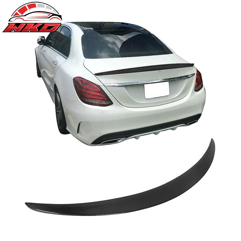 Wholesale 15-21 Benz W205 C Class Sedan AMG Style Carbon Fiber CF Rear Trunk Spoiler Carbon Fiber - Wikond Auto