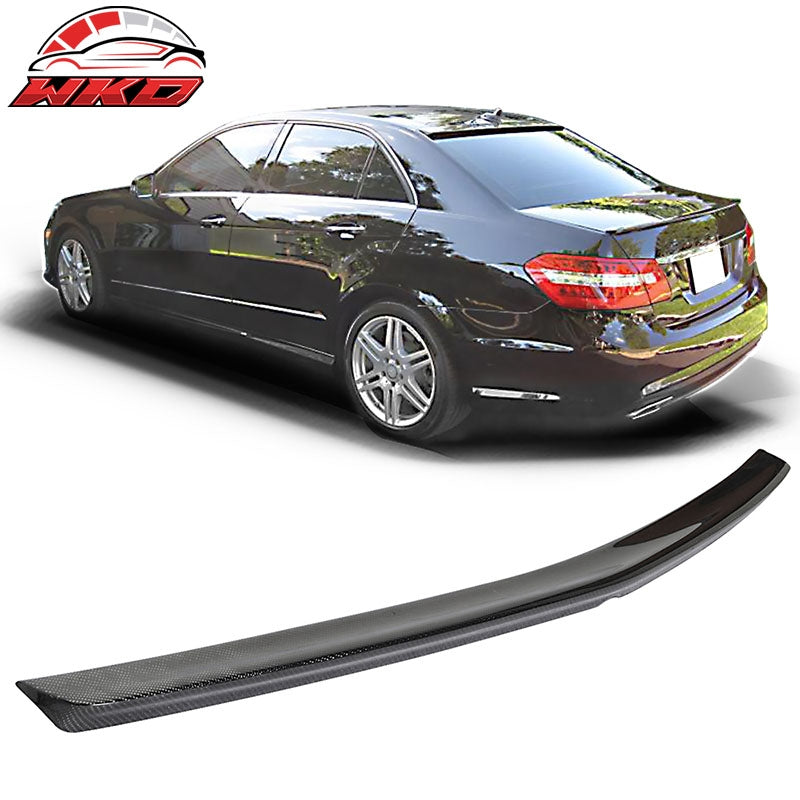 Wholesale 10-16 Benz W212 Sedan E-Class Trunk Spoiler Wing - Matte Carbon Fiber