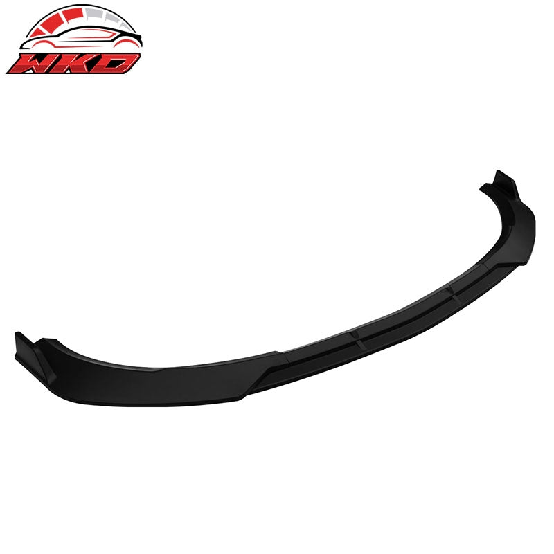 Fits 21-23 Benz W213 E-Class B Style Front Bumper Lip Spoiler PP Matte Black