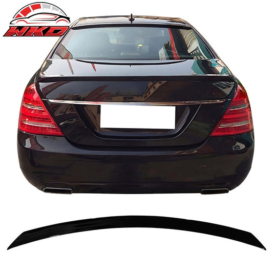 Wholesale 07-13 Benz W221 S-Class AMG Style Rear Trunk Spoiler Wing Lip Gloss Black - Wikond Auto