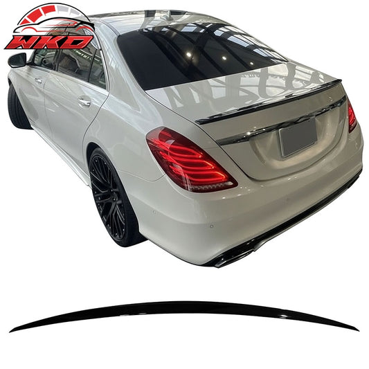 Wholesale 14-20 Benz W222 S-Class Sedan AMG Style Rear Trunk Spoiler Wing Gloss Black - Wikond Auto
