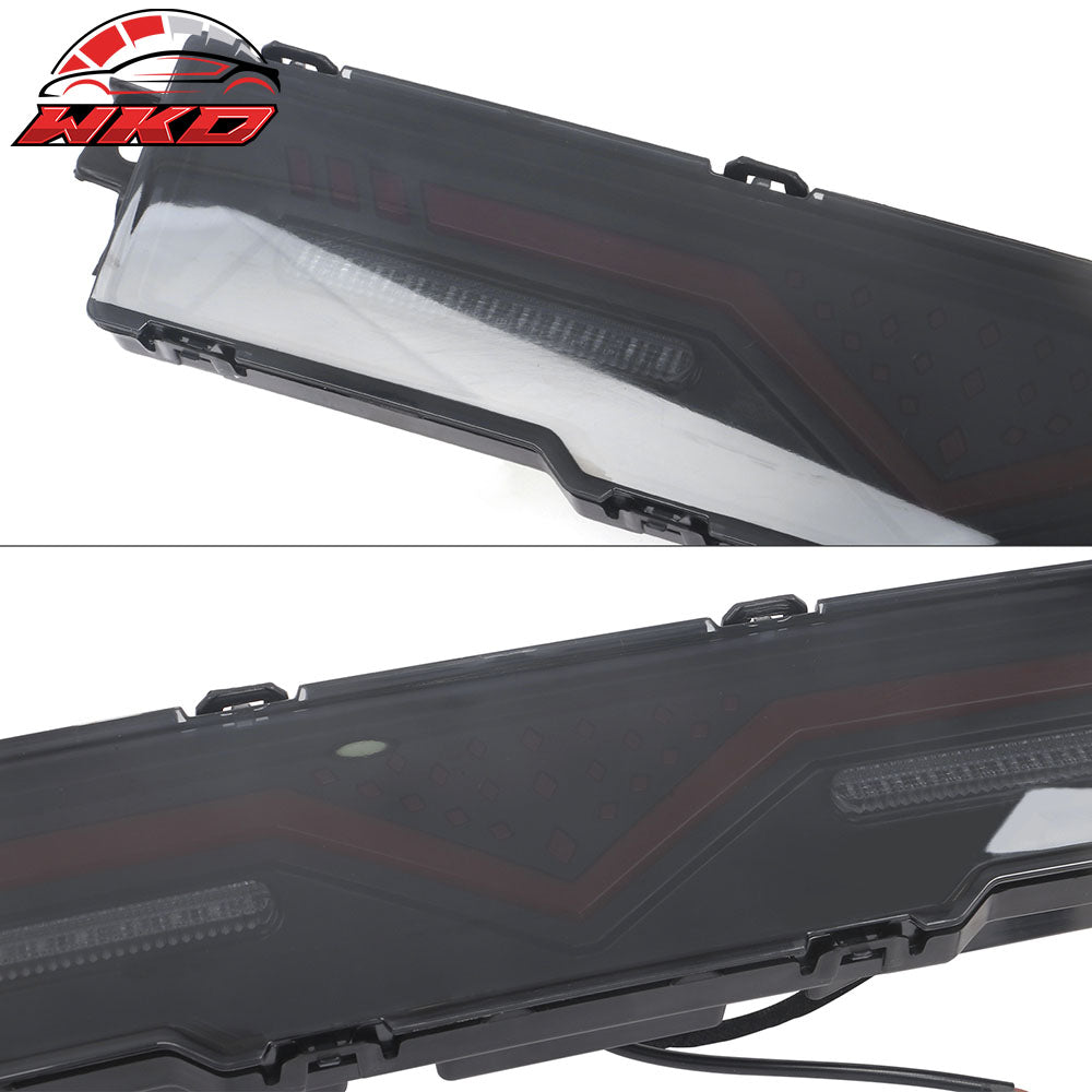 Fits 22-25 Subaru BRZ LED Rear Bumper Reverse Brake Light Assembly Smoked Len