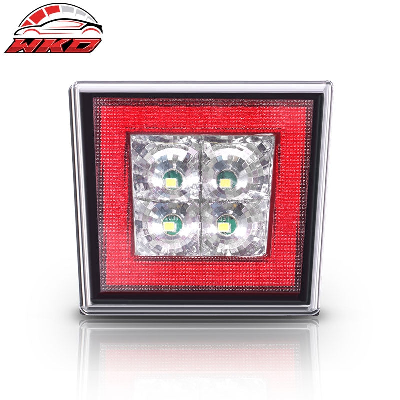 Wholesale Universa Square Red LED Rear Tail Third 3RD Brake Lights Stop Safety Lamp ¨C Bulk Orders & Dealer Pricing Available
