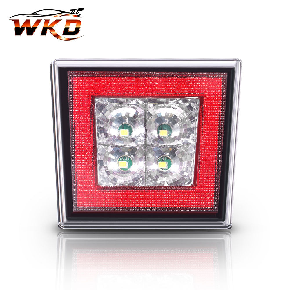 Wholesale Universa Square Red LED Rear Tail Third 3RD Brake Lights - Bulk Orders & Dealer Pricing Available