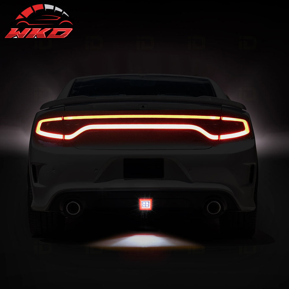 Universal Square Red LED Rear Tail Third 3RD Brake Lights Stop Safety Lamp