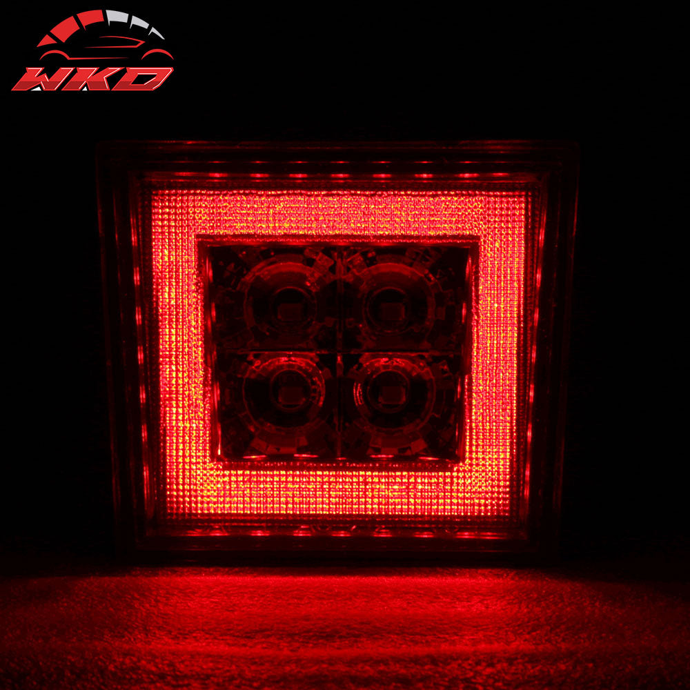 Universal Square Red 43 LED Rear Tail Third 3RD Brake Lights Stop Safety Lamp