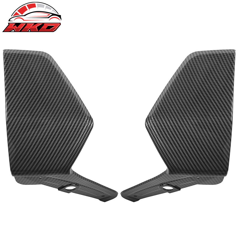 Fits 19-23 BMW G05 X5 MP Style Front + Rear Bumper Aprons ABS Carbon Fiber Print