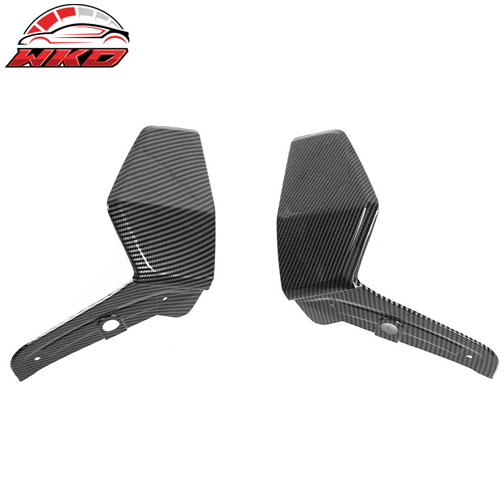 Fits 19-23 BMW G05 X5 MP Style Front + Rear Bumper Aprons ABS Carbon Fiber Print