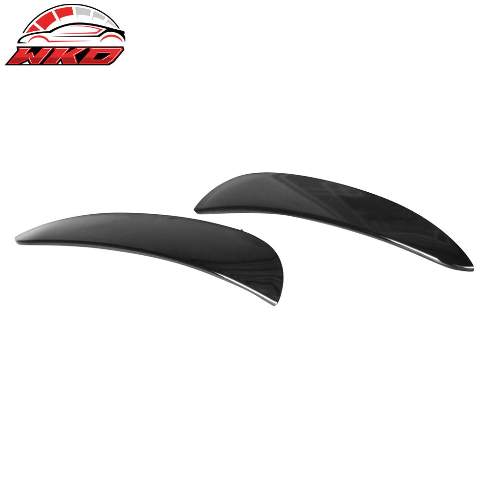 Fits 17-23 Benz W213 E-Class Sedan AMG Sport Front Bumper Canard Vent Flaps 2PCS