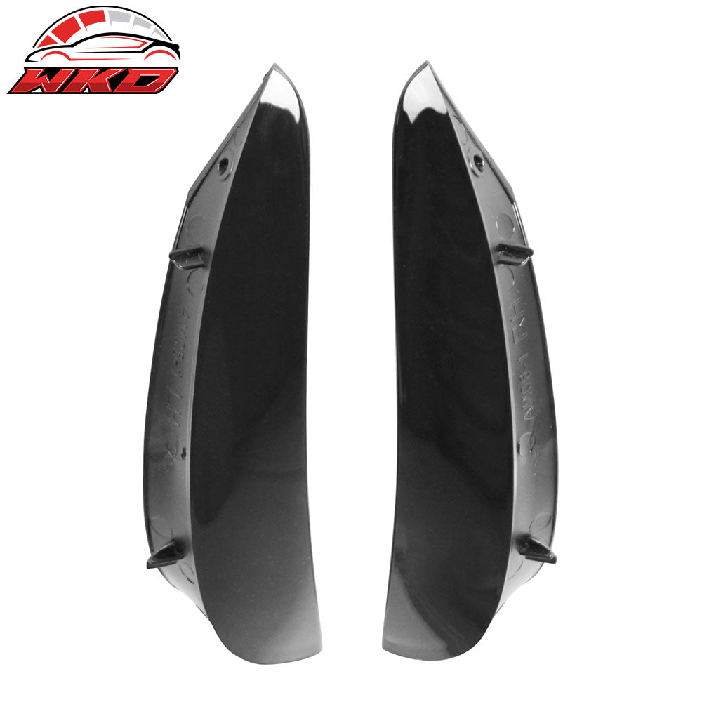Fits 17-23 Benz W213 E-Class Sedan AMG Sport Front Bumper Canard Vent Flaps 2PCS