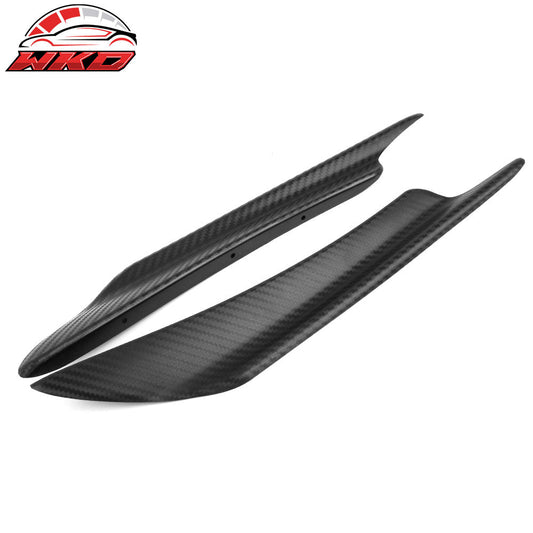 Wholesale Universal Texture Carbon Fiber V1 A Front Bumper Lip Canards 40CM