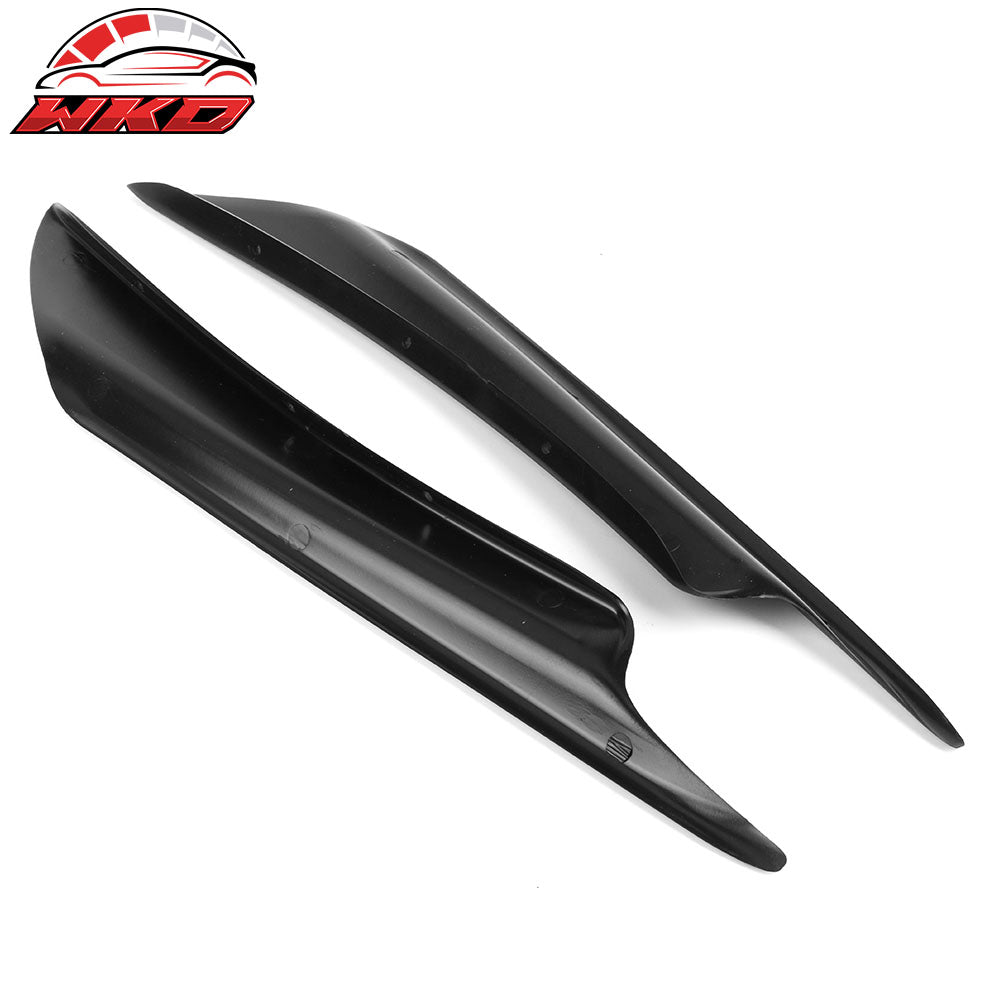 Universal Texture Carbon Fiber V1 A Front Bumper Lip Canards 40CM
