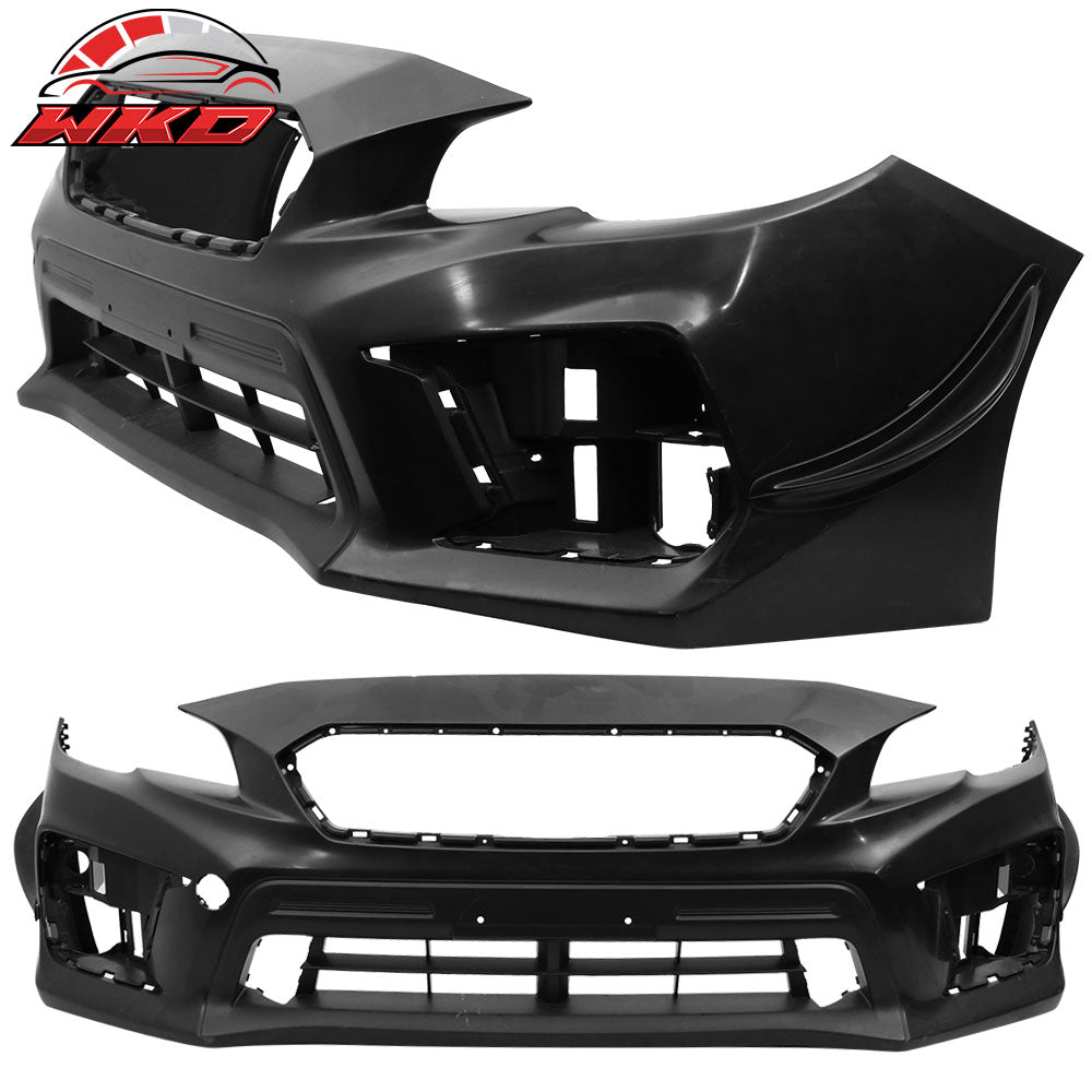 Universal WRC Style Canards Front Bumper Lip Splitter Spats 2 Piece Set PU