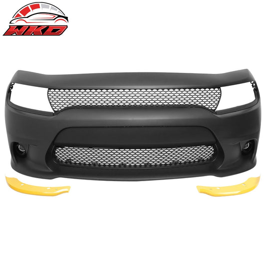 Wholesale 15-23 Charger Painted OE Color SRT8 PP Front Bumper + Fog Cover + Foglight