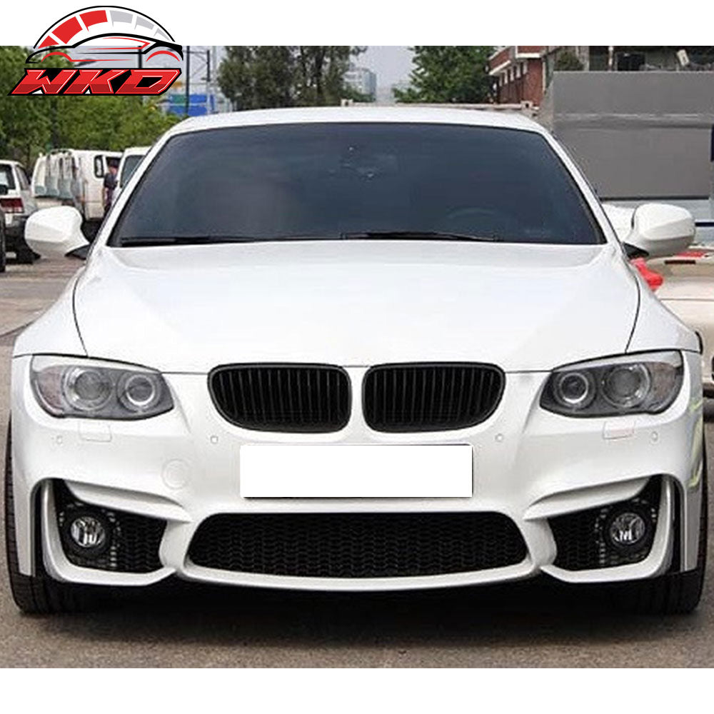 Fits 11-13 BMW E92 E93 LCI 3 Series M4 Style PP Front Bumper Conver W/Fog Lights