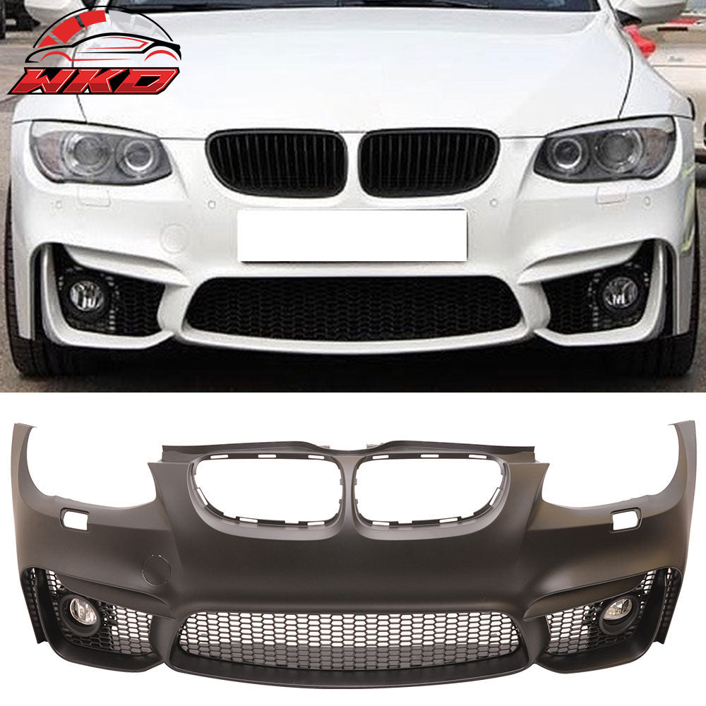 Fits 11-13 BMW E92 E93 LCI 3 Series M4 Style PP Front Bumper Conver W/Fog Lights