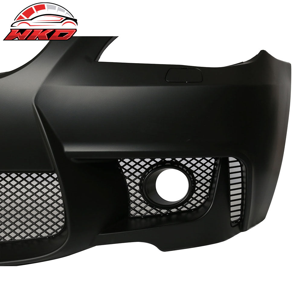 Fits 04-10 BMW E60 5-Series 1M Style Front Bumper Cover Replacement Full Kit PP