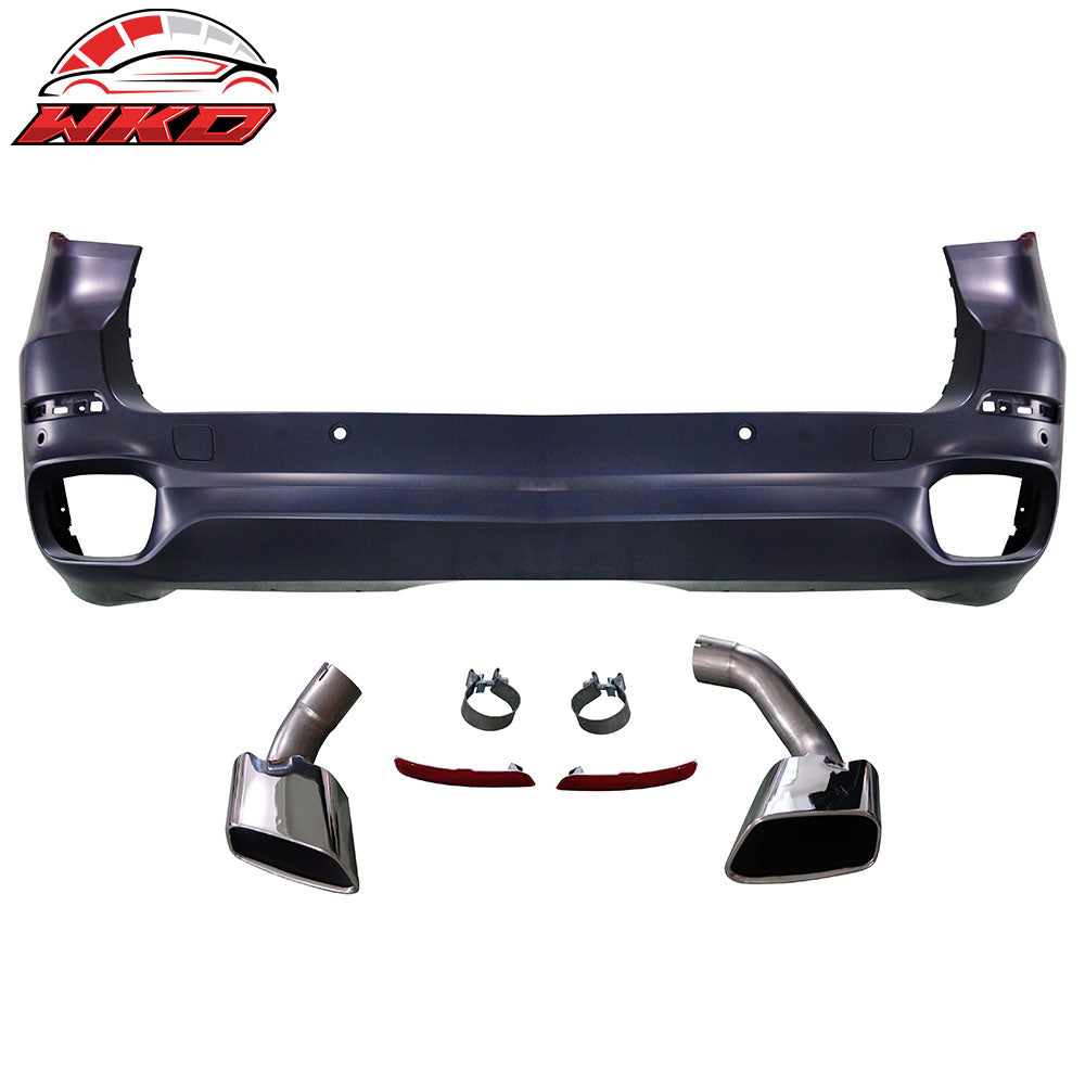 Fits 14-18 BMW F15 X5 Full Front + Rear Bumper Cover Conversion Replacement PP