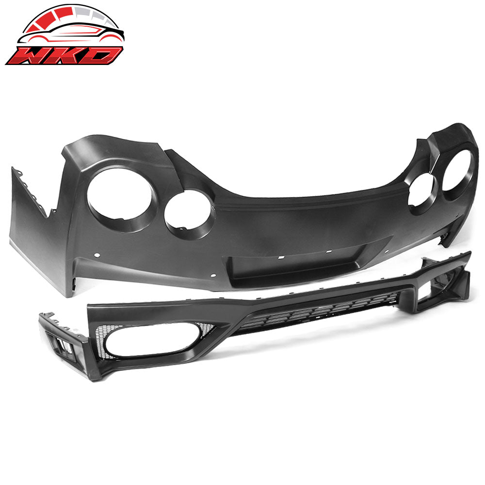 Fits 09-24 Nissan R35 GTR Upgrade 09-16 to 17-24 Rear Bumper Cover Replacement
