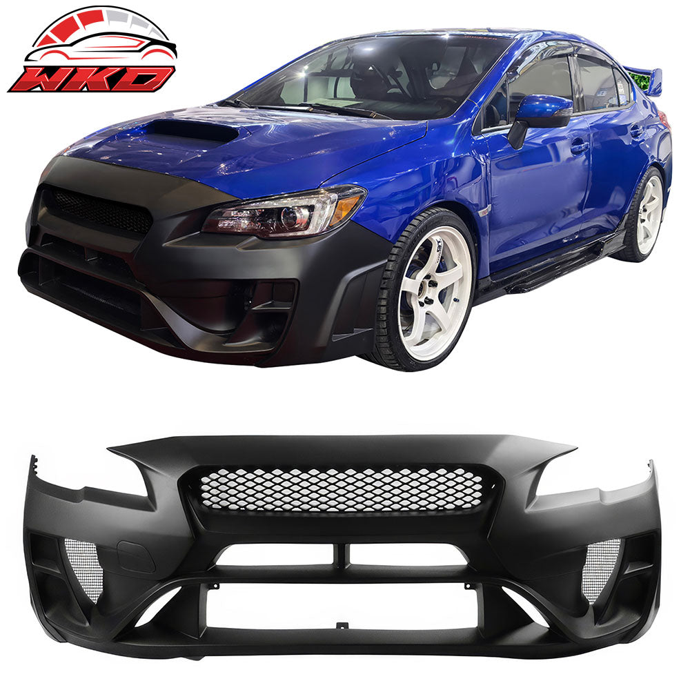 Fits 15-21 Subaru WRX STI Front Bumper Cover Varis Style Conversion Replacement