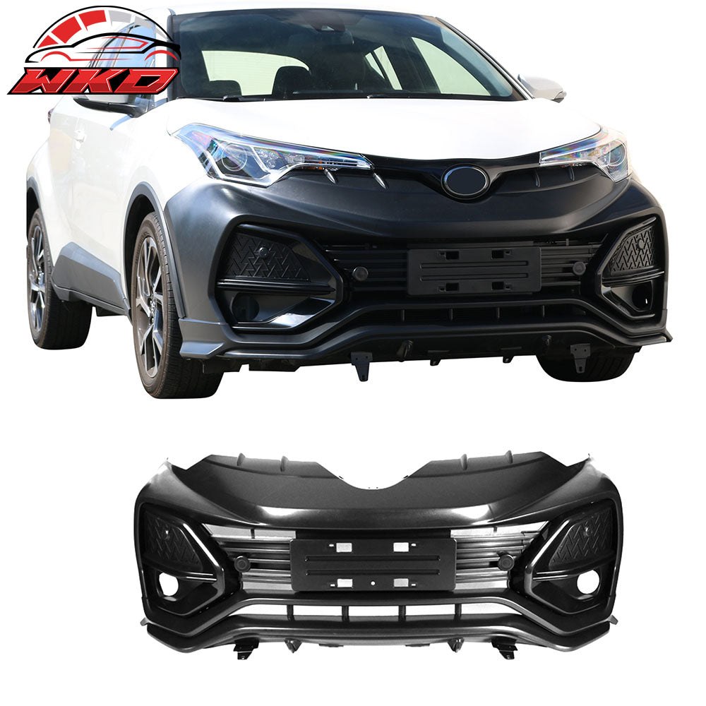 Fits 18-19 Toyota CHR H Style Front Bumper Cover Conversion Unpainted - PP