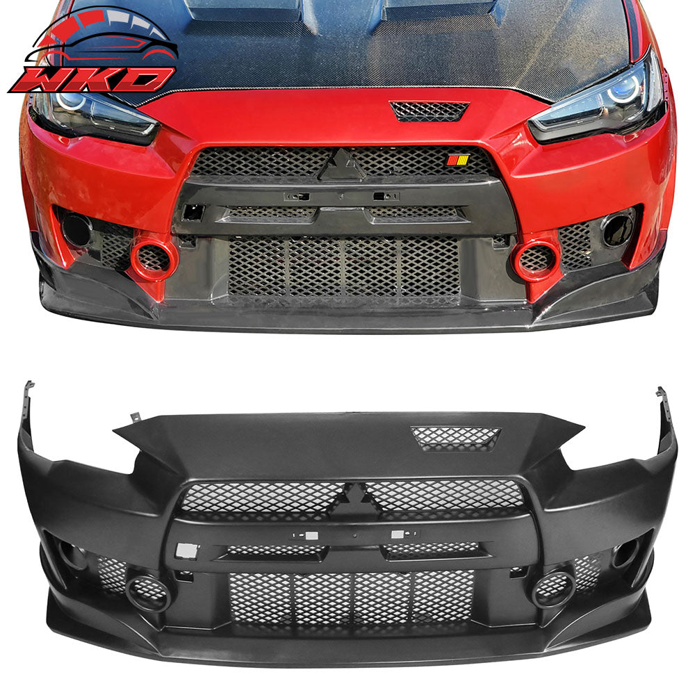 Fits 08-15 Mitsubishi Lancer FQ FQ440 Style Front Bumper Cover Conversion PP
