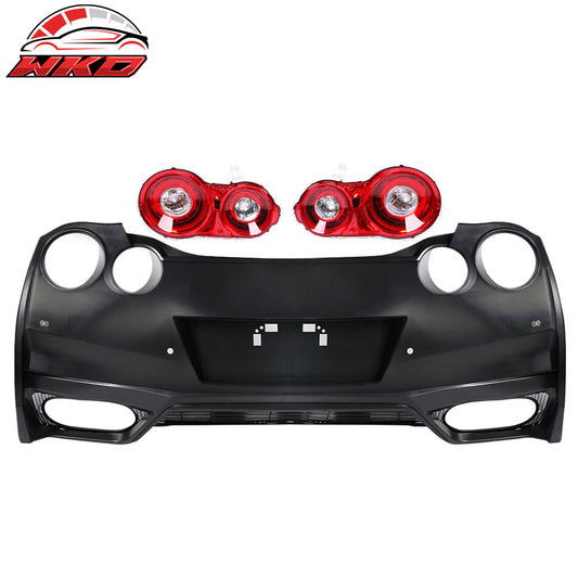 09-24 Nissan GTR R35 OE Factory Style Rear Bumper Cover + Tail Lights 2PC | Wholesale