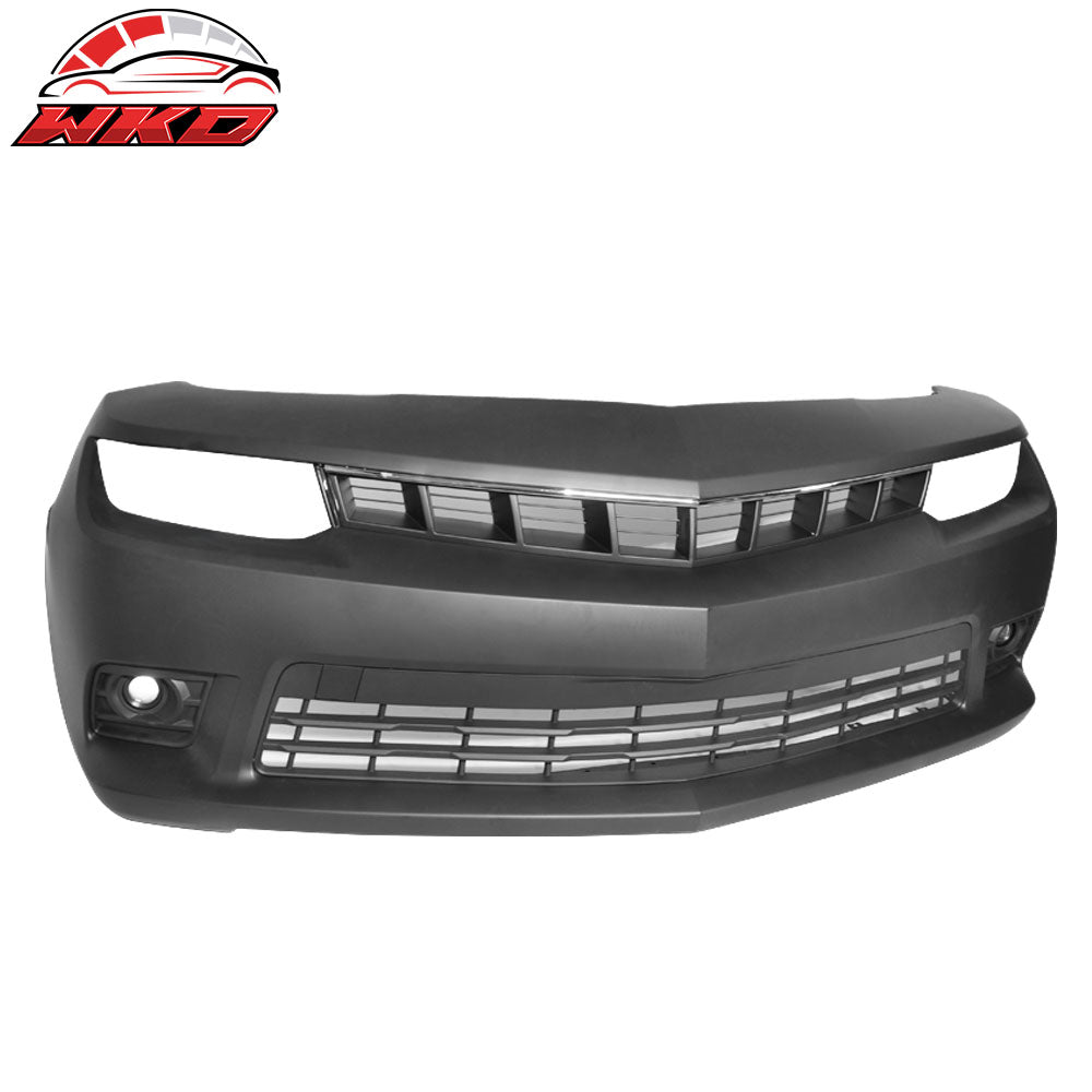 Fits 14-15 Chevy Camaro SS Style Front Bumper Cover w/ 6th Gen Style Headlights