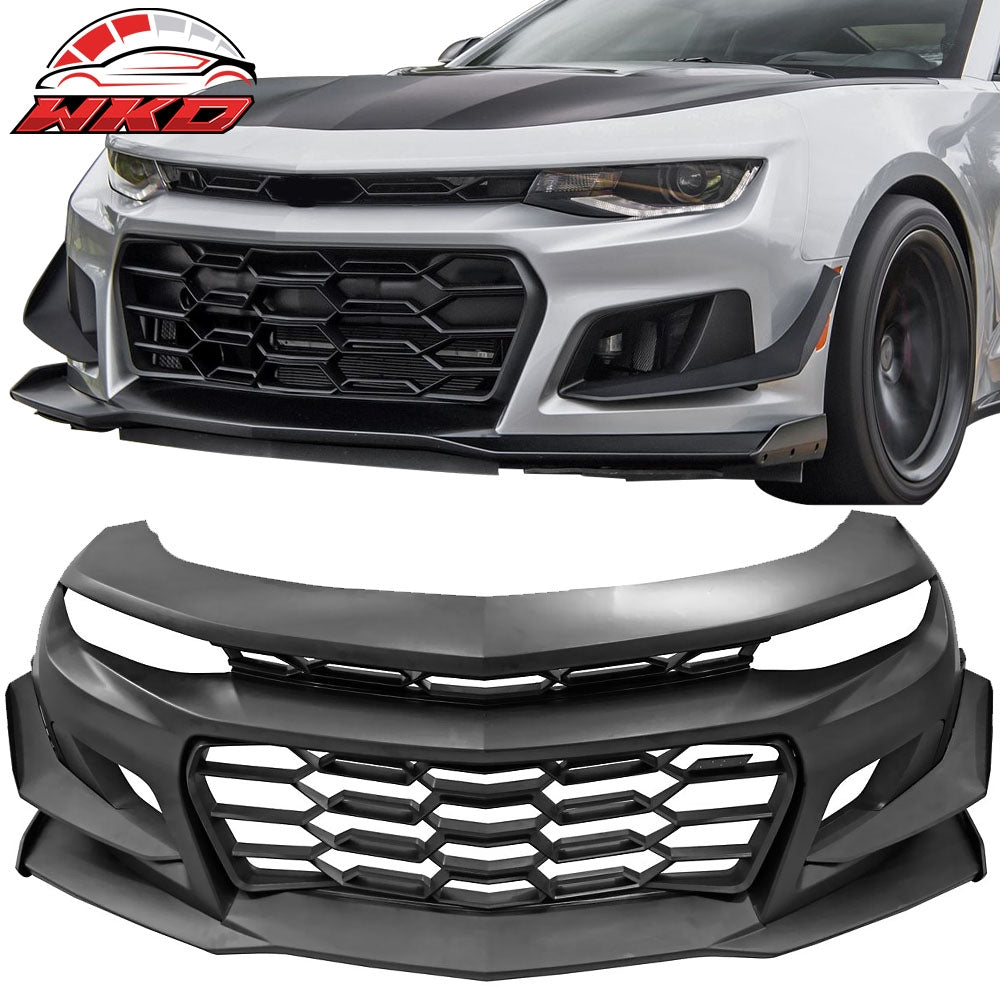 Fits 16-24 Chevrolet Camaro 1LE Style Front Bumper Cover Conversion Unpainted