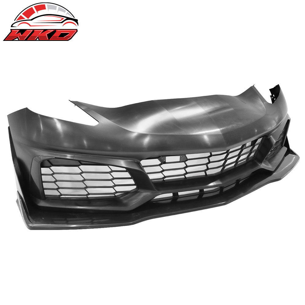 Fits 14-19 Chevy Corvette C7 PP Front Bumper Conversion Kits Upgrade To 2019 ZR1