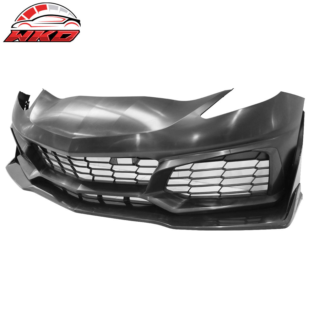 Fits 14-19 Chevy Corvette C7 PP Front Bumper Conversion Kits Upgrade To 2019 ZR1