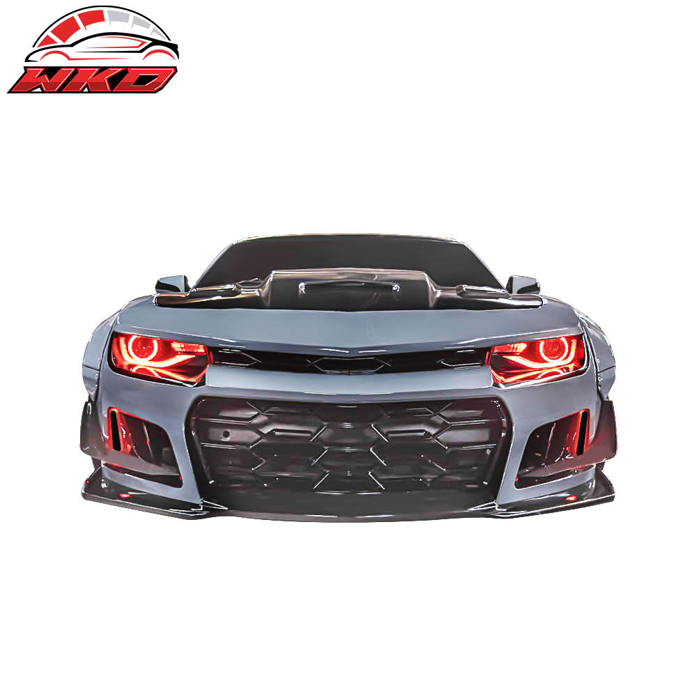 Fit 14-15 Chevy Camaro 5TH to 6TH Gen 1LE Style PP Front Bumper Cover Conversion