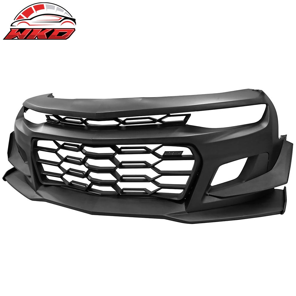 Fits 19-24 Chevy Camaro 1LE Style Unpainted Front Bumper Cover Conversion Guard