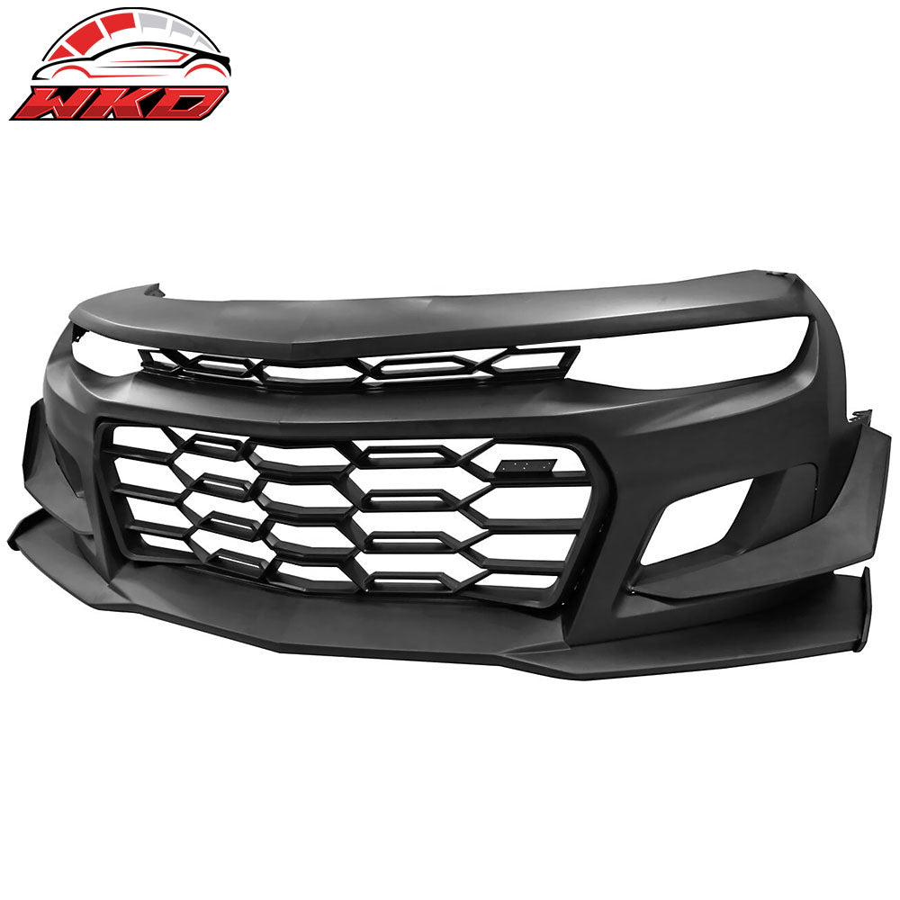 Fits 19-24 Chevy Camaro 1LE Style Unpainted Front Bumper Cover Conversion Guard