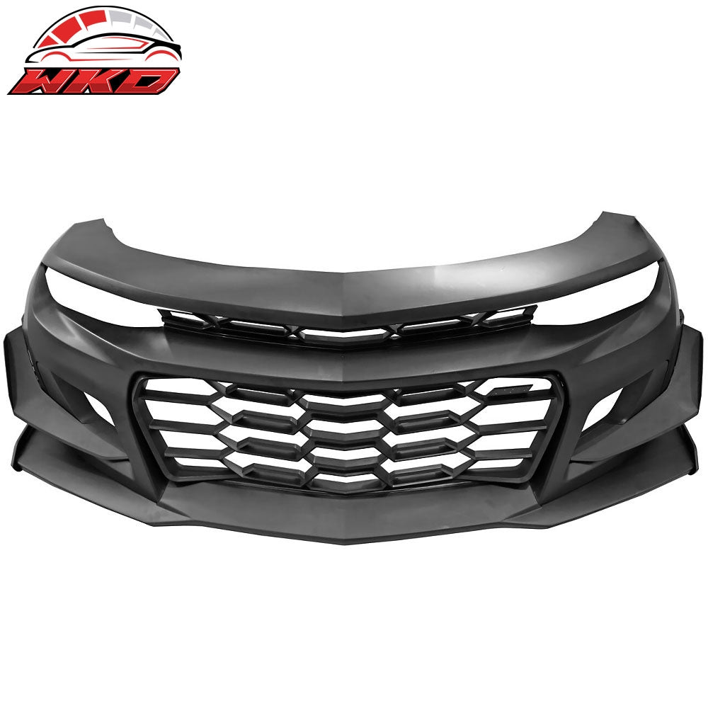 Fits 19-24 Chevy Camaro 1LE Style Unpainted Front Bumper Cover Conversion Guard