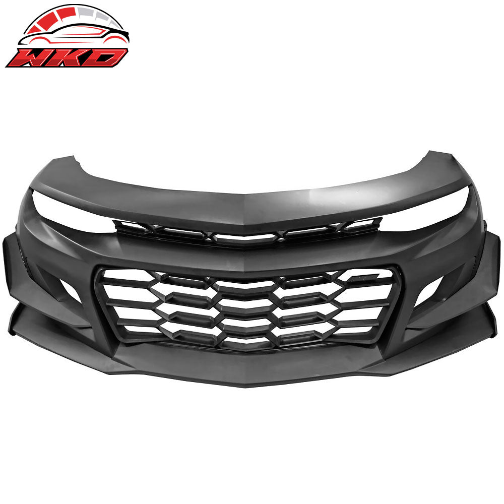 Fits 19-24 Chevy Camaro 1LE Style Unpainted Front Bumper Cover Conversion Guard