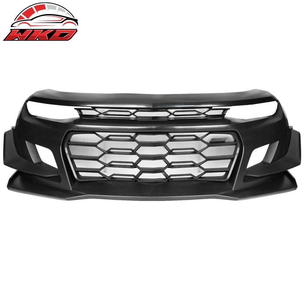 Fits 19-24 Chevy Camaro 1LE Style Unpainted Front Bumper Cover Conversion Guard