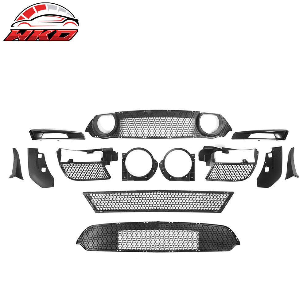 Fits 13-14 Ford Mustang Base & GT Front Bumper Cover Conversion PP GT500 Style