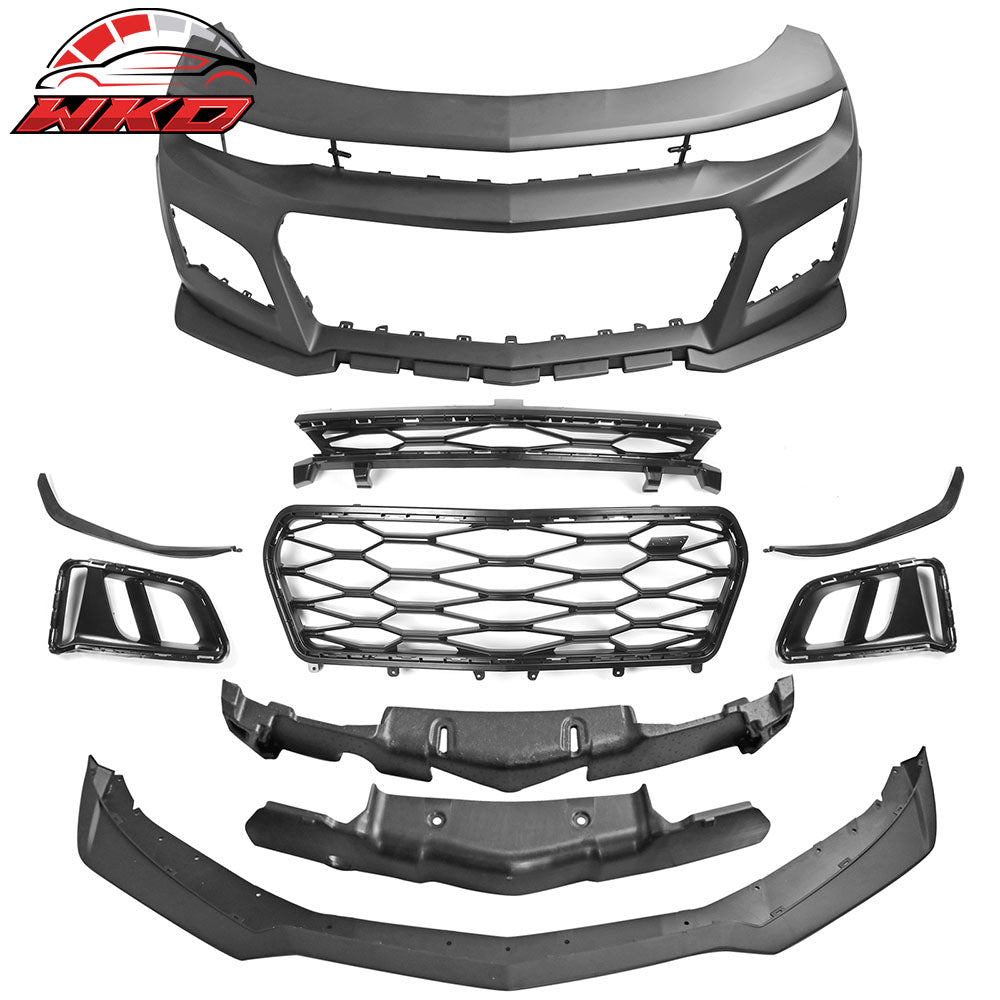 2019-24 Chevy Camaro LS LT1 Unpainted ZL1 Style Front Bumper Cover Conversion | Wholesale