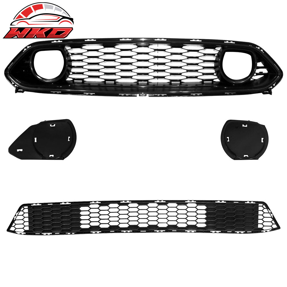 Fits 18-23 Ford Mustang Mach 1 Style PP Front Bumper Cover Conversion Unpainted