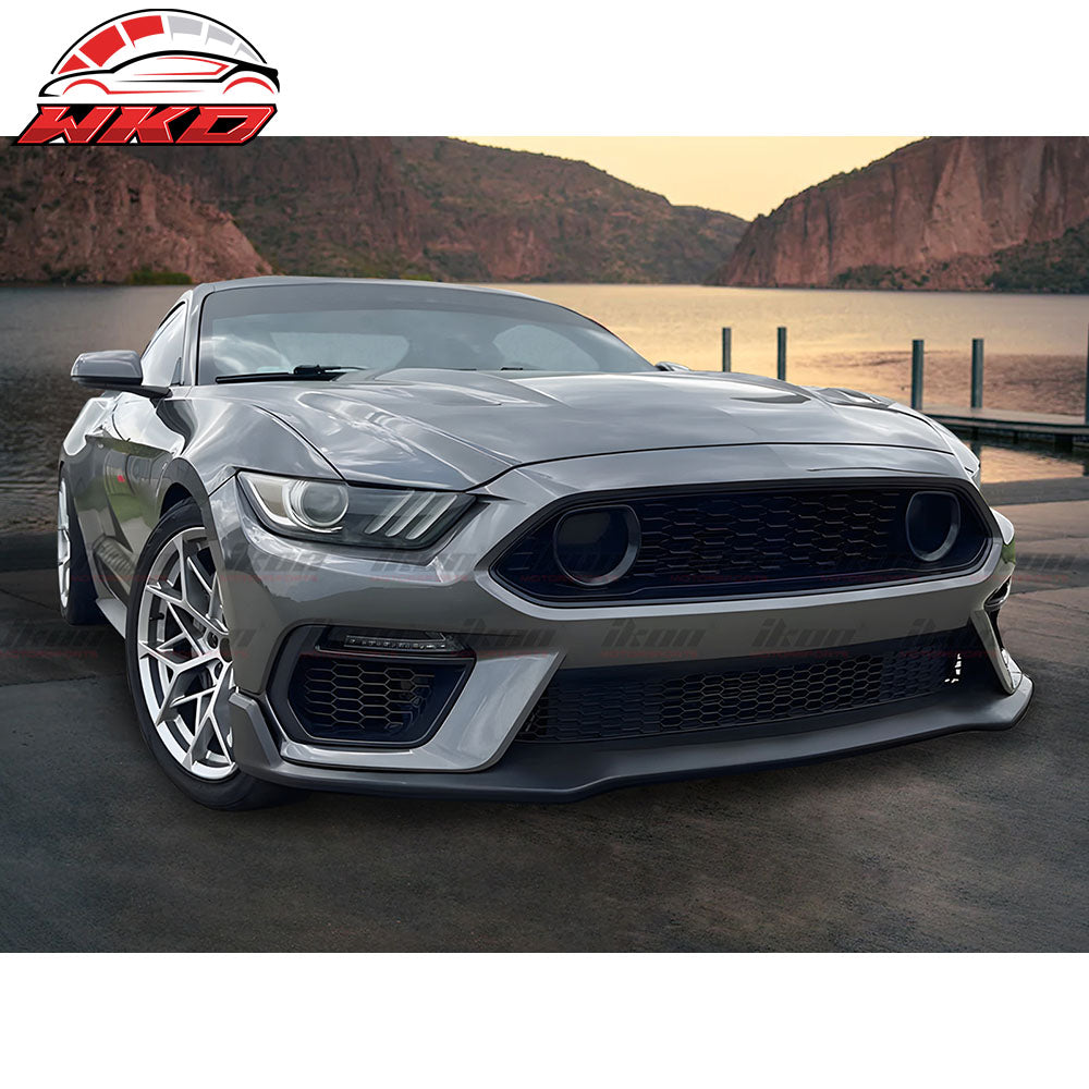 Fits 15-17 Ford Mustang EcoBoost GT Front Bumper Cover Mach 1 Style Conversion