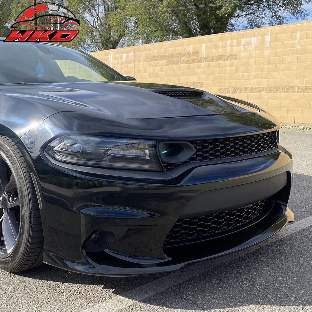 For 15-23 Dodge Charger Scat Pack SRT 392 Hellcat Front Bumper Cover W/ Foglight