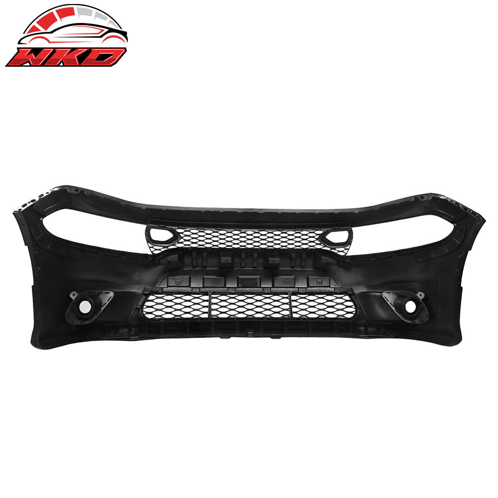 For 15-23 Dodge Charger Scat Pack SRT 392 Hellcat Front Bumper Cover W/ Foglight