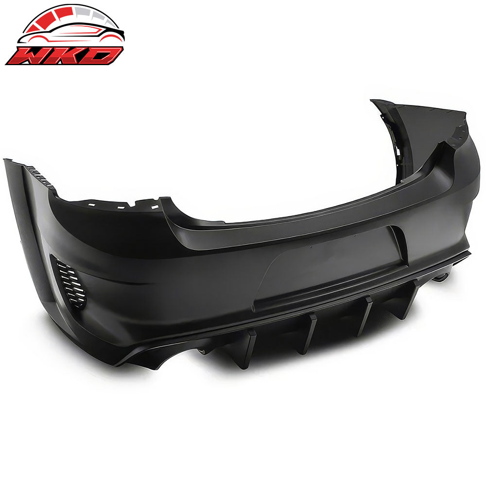 Fits 20-23 Charger Widebody SRT Rear Bumper Assembly Replacement + Diffuser Lip
