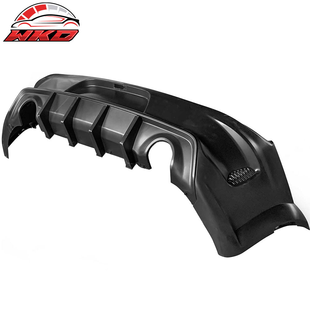 Fits 20-23 Charger Widebody SRT Rear Bumper Assembly Replacement + Diffuser Lip