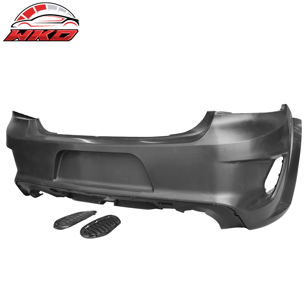Wholesale 20-23 Charger Widebody Rear Bumper Cover + Gloss Black Diffuser Lip W/ 4 Fin